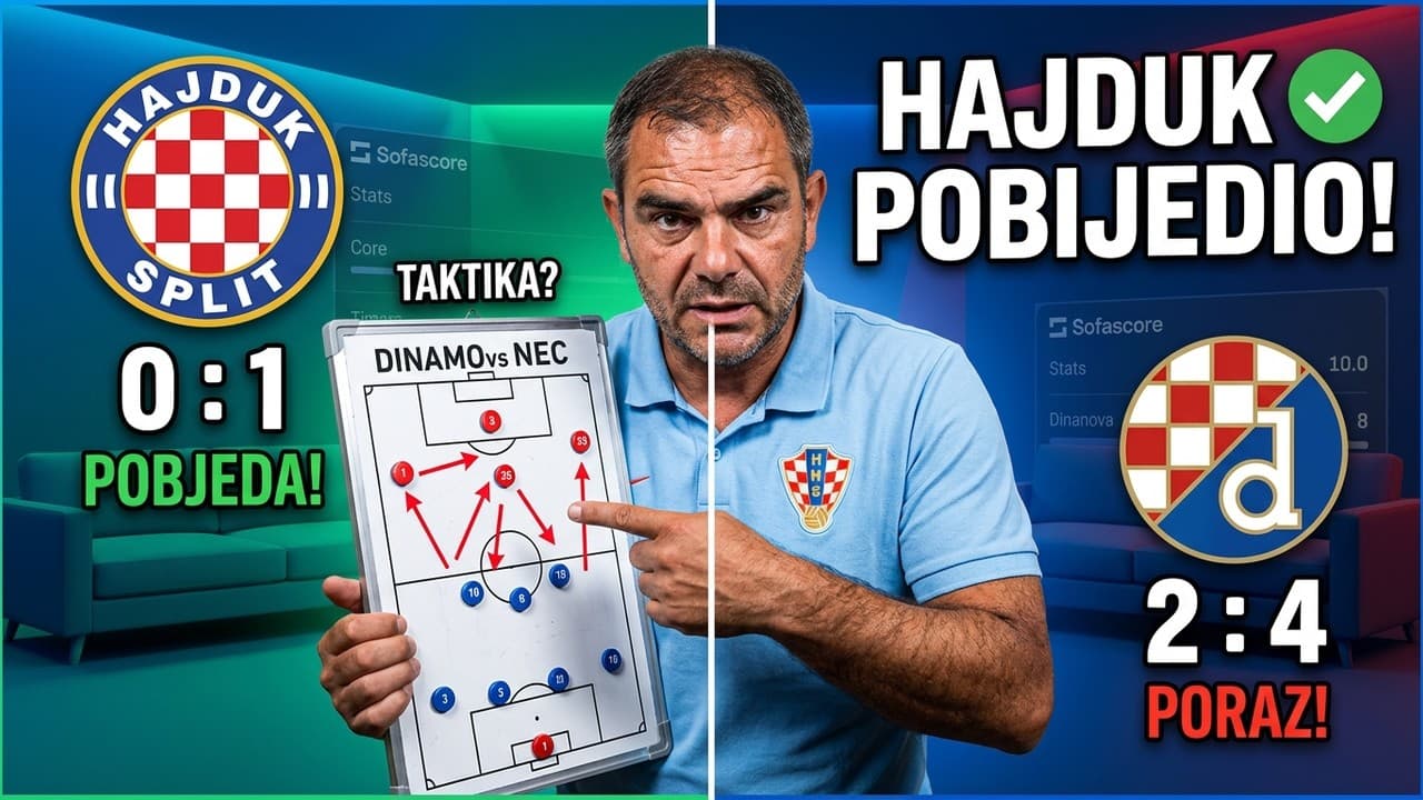 Dinamo bez obrane? Hajduk dominirao! Mauro Ciani i Alen Vukobrad analiziraju