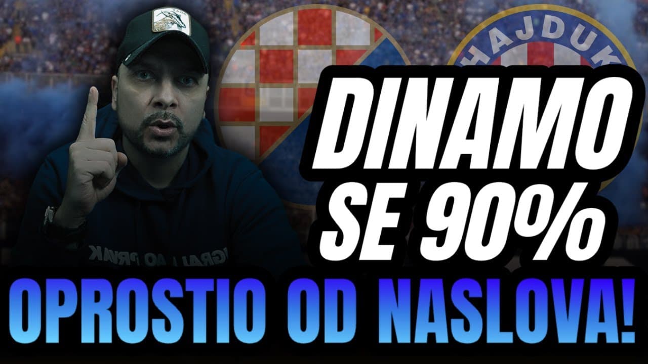 DINAMO vs HAJDUK 2:2! KRAJ SNOVIMA O OBRANI TITULE!?