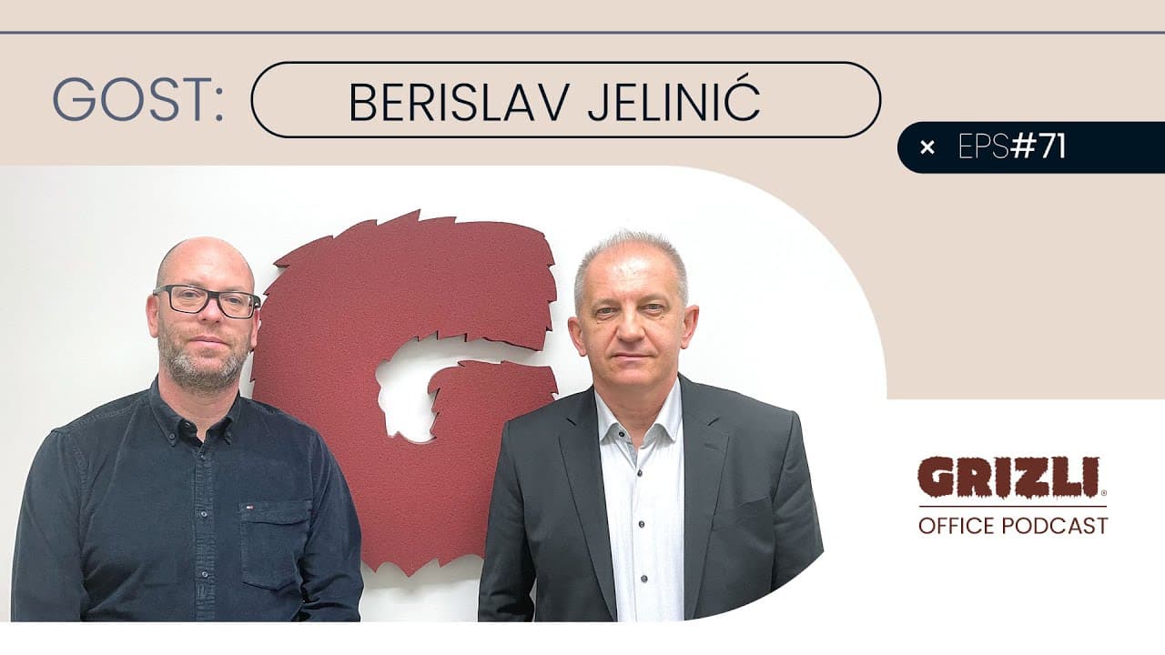 Grizli Office Podcast #71 - Berislav Jelinić, Kad kažu da sam protiv Hrvatske, shvatim to osobno
