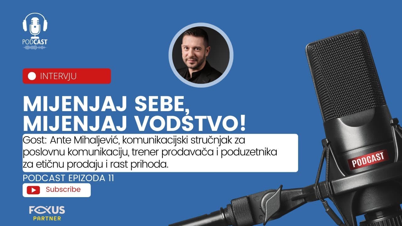 Podcast #11 / Gost Ante Mihaljević: Kako poboljšati poslovnu komunikaciju?