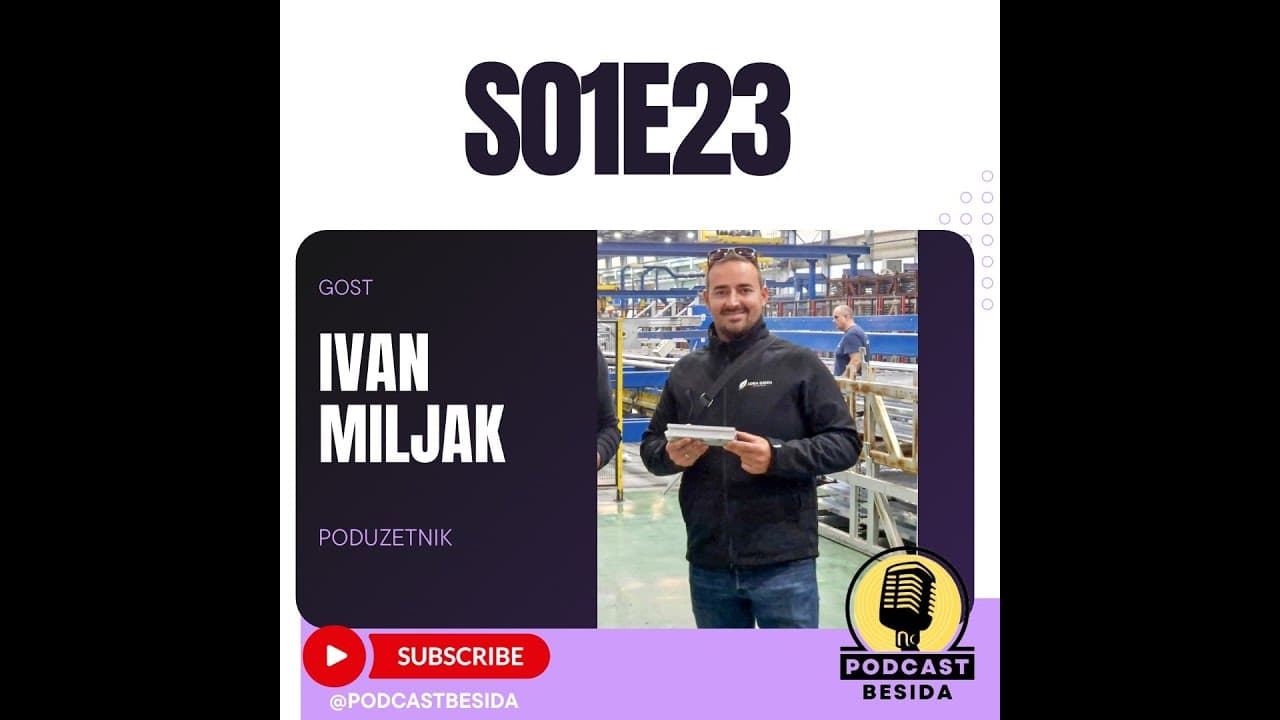 Podcast Besida #23 / Ivan Miljak: “Vratio sam se s najvećeg kruzera i pokrenuo vlastitu firmu.”