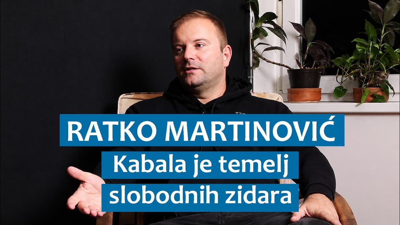 Ratko Martinović: Kabala je temelj slobodnih zidara