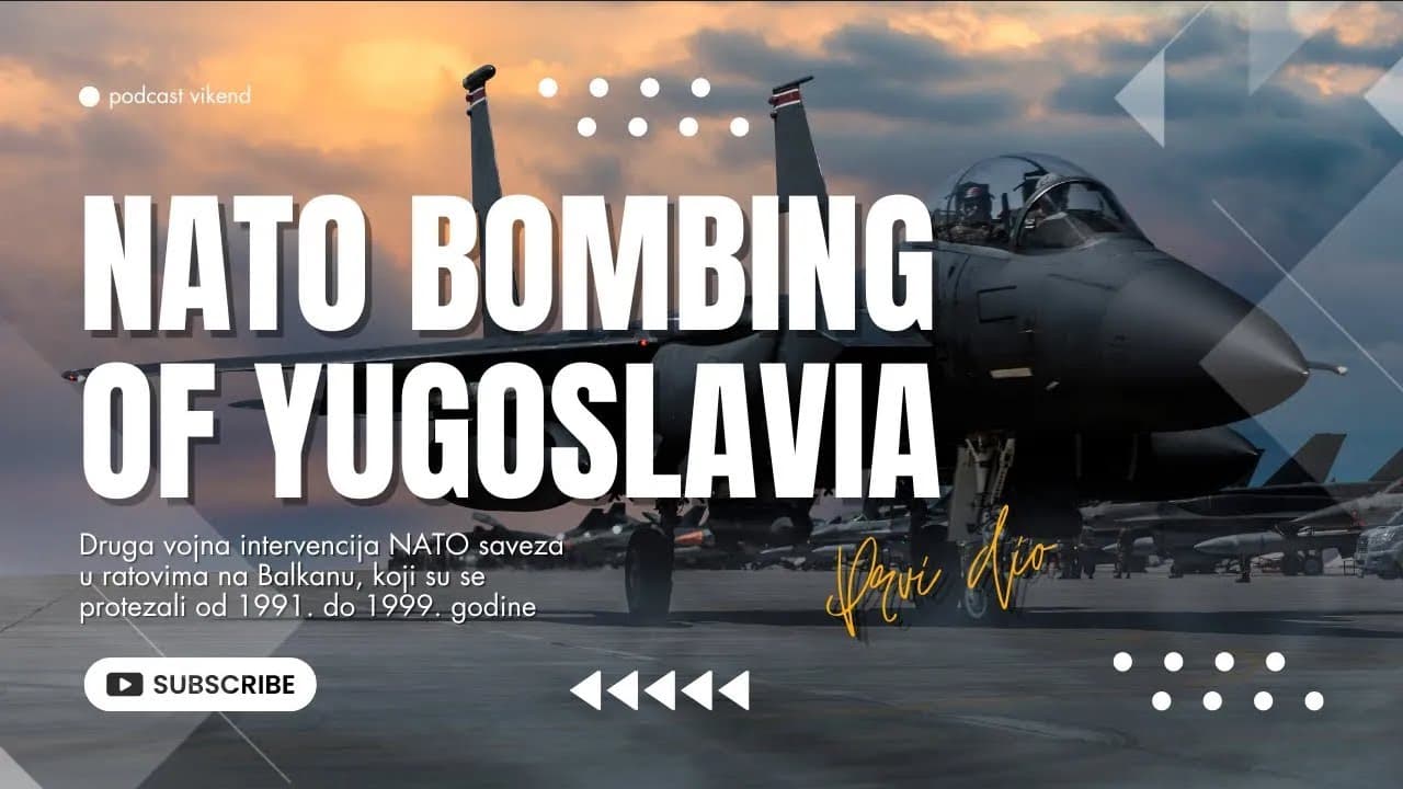 78 Dana Kaosa: Detaljna Analiza NATO Operacije 'Saveznička Sila' u Bombardiranju Jugoslavije 1999.