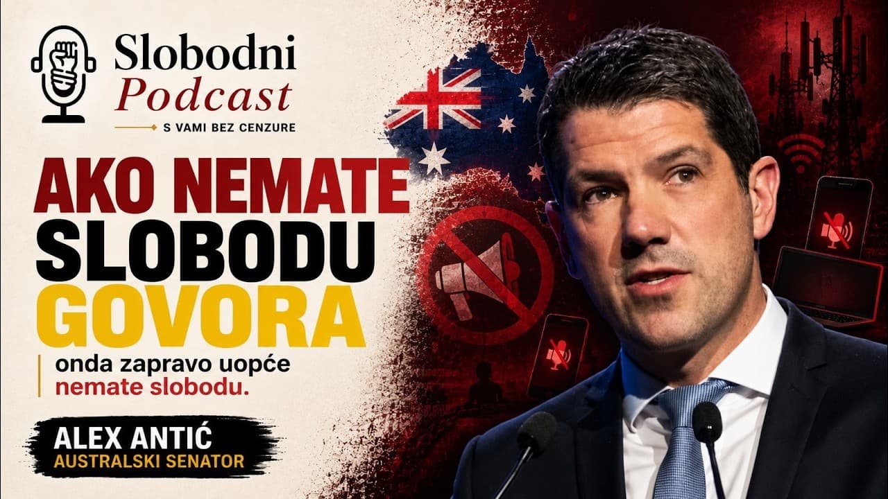 Poruka građanima o slobodi govora | Alex Antić, SLOBODNI podcast #158