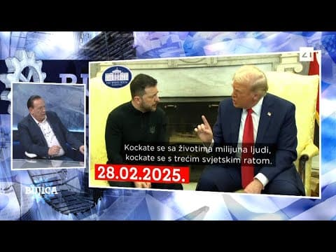 BUJICA 03.03.2025. DR. HRVOJE TOMASOVIĆ: Zelenski je namjerno provocirao Trumpa po nalogu Londona!