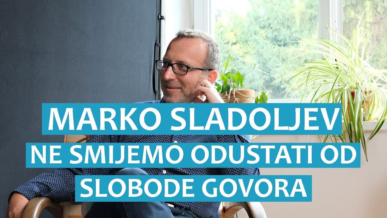 Marko Sladoljev: Ne smijemo odustati od slobode govora