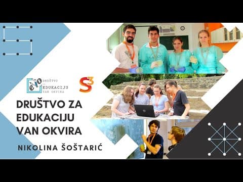 Znanstvene udruge #2: Društvo za edukaciju van okvira EVO, Nikolina Šoštarić