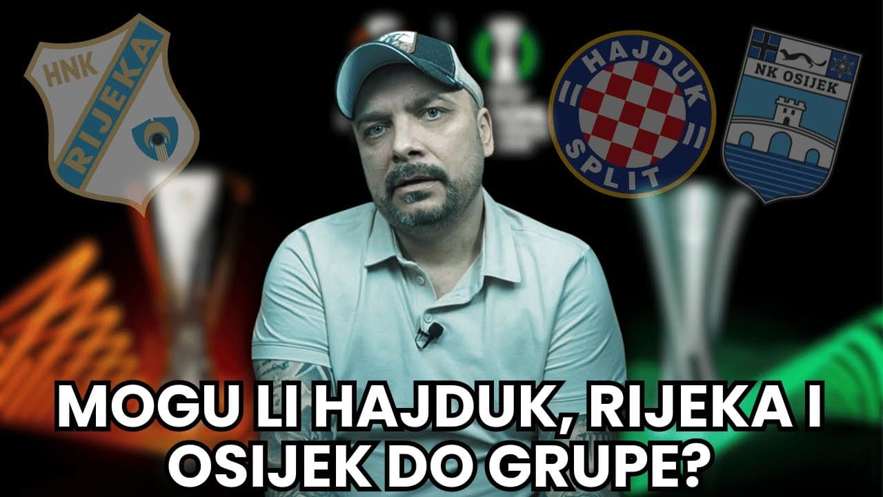 HAJDUK, OSIJEK I RIJEKA SAZNALI MOGUĆE PROTIVNIKE! MOGU LI DO GRUPE?
