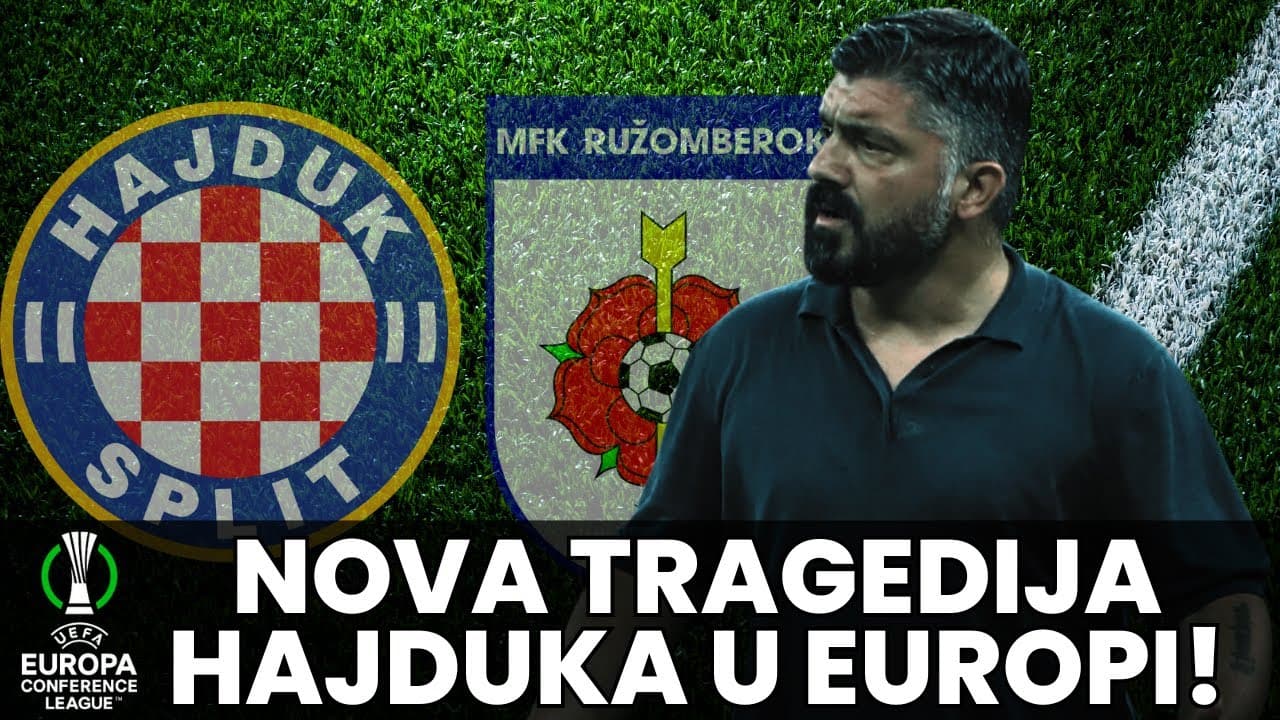 🎙️HAJDUK vs RUŽOMBEROK 0:1! POTOP HRVATSKIH KLUBOVA!