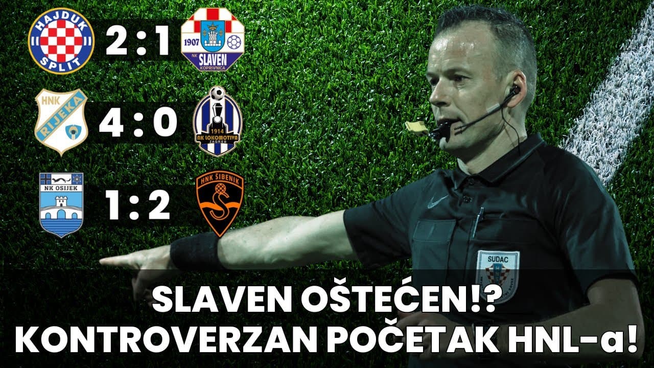 KONTROVERZNA POBJEDA HAJDUKA! RIJEKA LAGANO, ČAVLINA POBJEDIO OSIJEK!