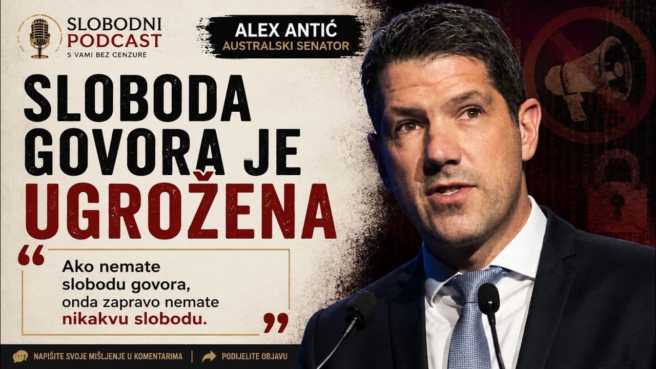 Tko odlučuje što je dezinformacija | Alex Antić, SLOBODNI podcast #158
