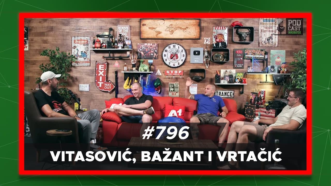 Podcast Inkubator #796 - Marko, Vitasović, Bažant i Vrtačić