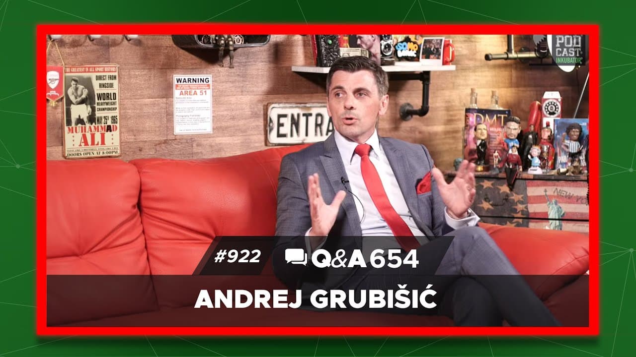 Podcast Inkubator #922 - Q&A 654 Andrej Grubišić
