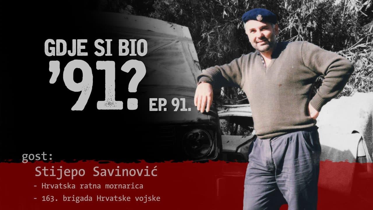 GDJE SI BIO '91? - Stijepo Savinović - BITKA ZA DUBROVNIK #91 [ENG SUB]