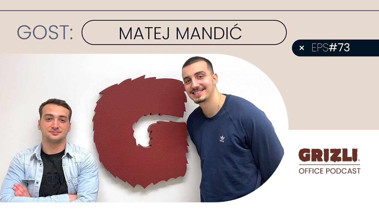 Grizli Office Podcast #73 - Matej Mandić, Branim s maskom i izgledam kao Joško Gvardiol