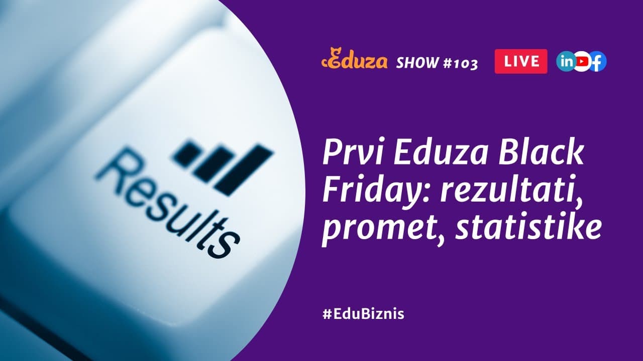 Prvi Eduza Black Friday: rezultati, promet, statistike | #103