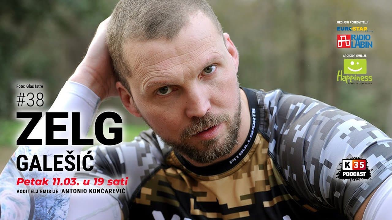 Zelg Galešić veliki pulski MMA borac u emisiji - podcast k35