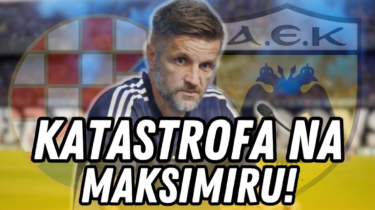 🚨DINAMO vs AEK 1:2! REAKCIJA NA TRAGIKOMEDIJU!