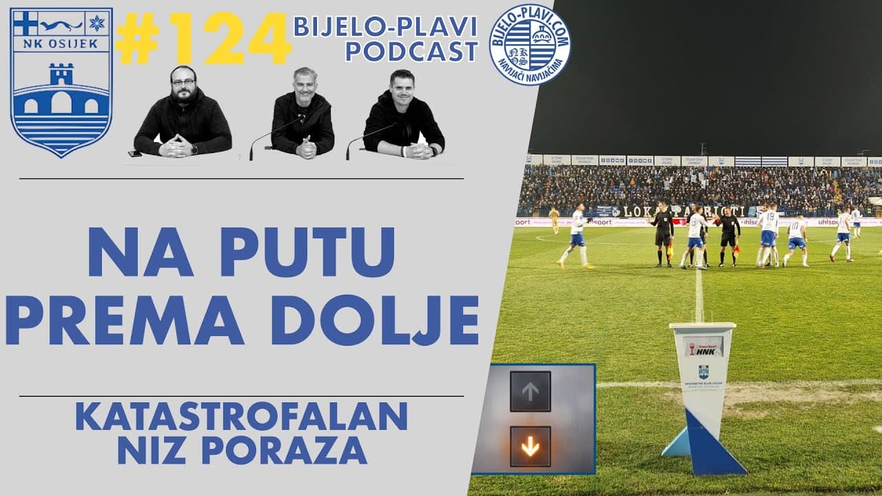 Bijelo-plavi podcast 124: Na putu prema dolje (PRVI DIO)