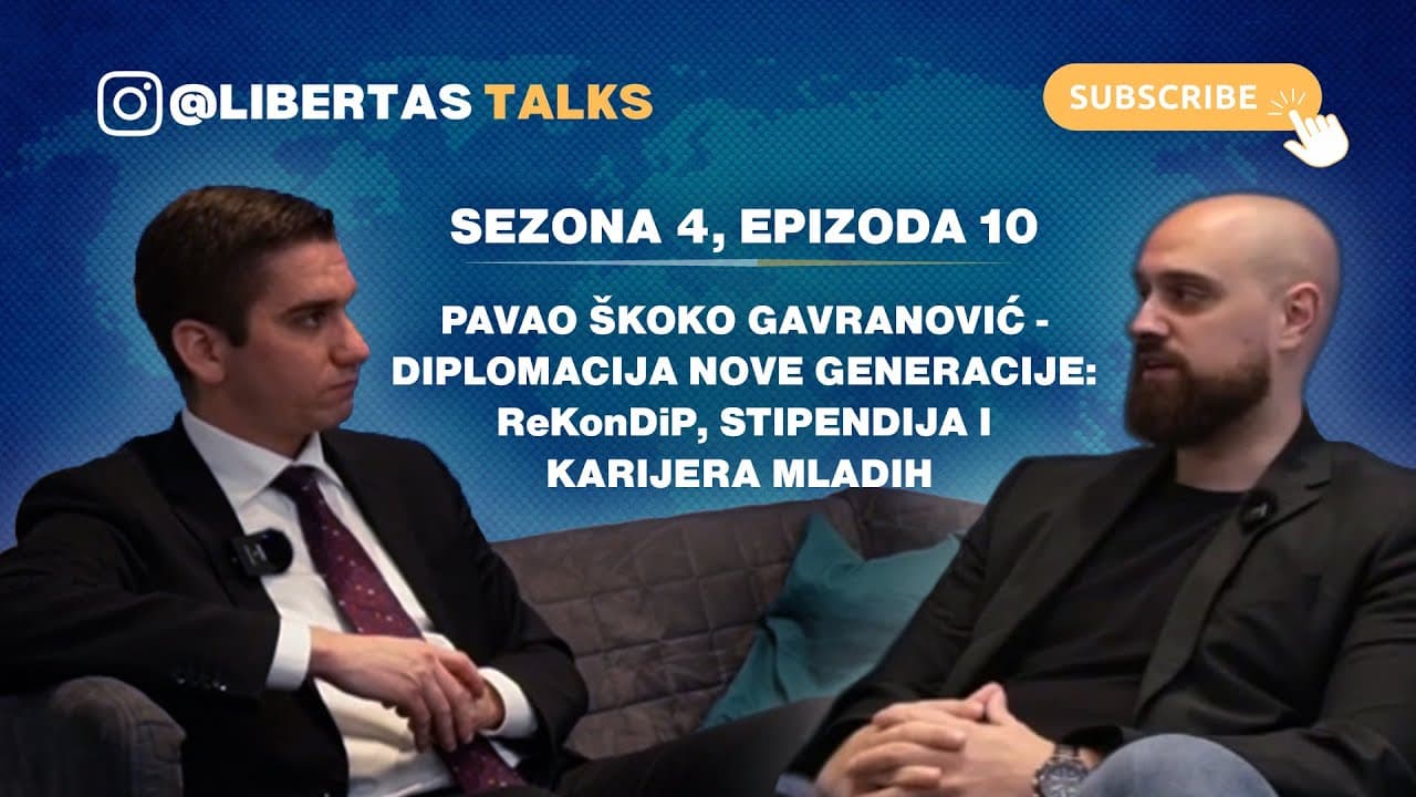 S4E10: Pavao Škoko Gavranović - Diplomacija nove generacije: ReKonDiP, stipendije i karijera mladih