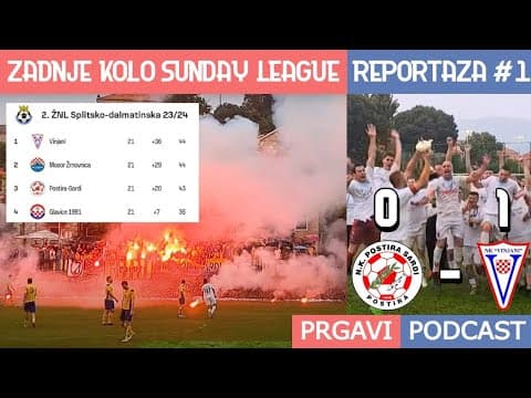1. Prgava reportaža - NK Postira Sardi vs NK Vinjani