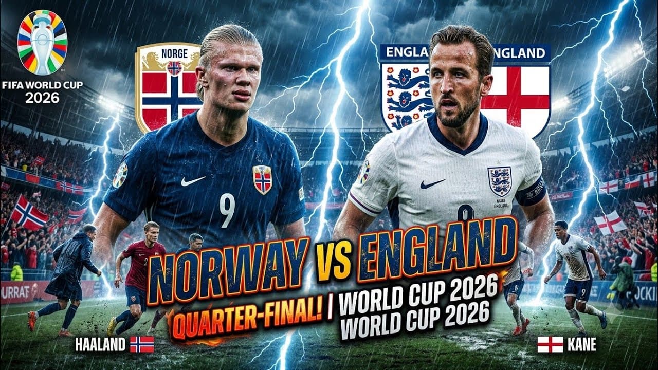 Norway vs England #fifaworldcup,2026. Tip #24 Norveška vs Engleska 