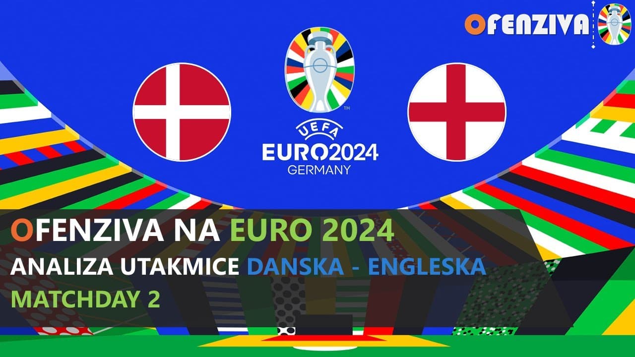 Ofenziva na Euro Live: Danska - Engleska 1:1