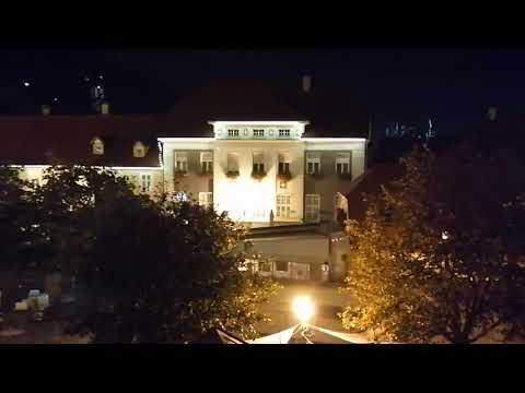 Trg Kralja Tomislava, Samobor, noću - King Tomislav's square, Samobor by night #samobor #croatia