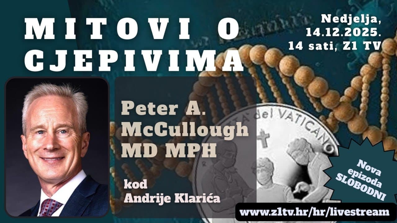 SLOBODNI podcast #134 Peter McCullough Vaccine; mitologija, ideologija i stvarnost