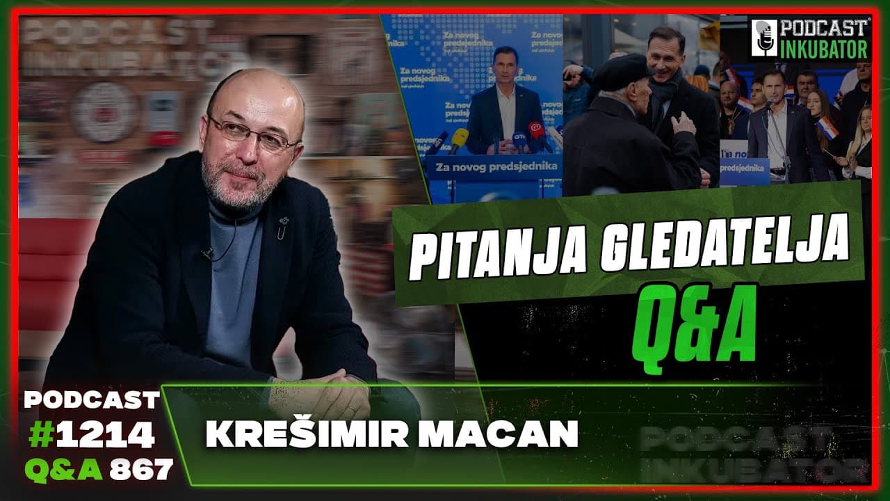 Podcast Inkubator #1214 Q&A 867 - Krešimir Macan