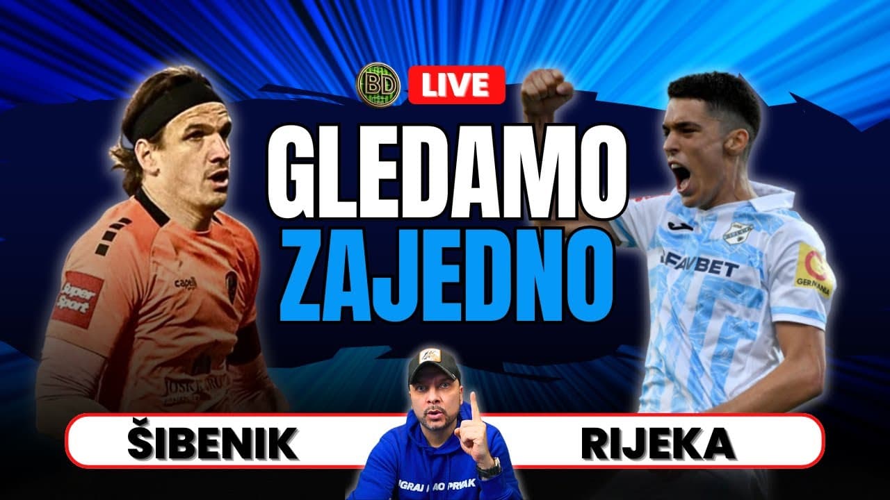 ŠIBENIK vs RIJEKA 0:1 (LIVE)! RIJEKA MUKOM DO VAŽNE POBJEDE!