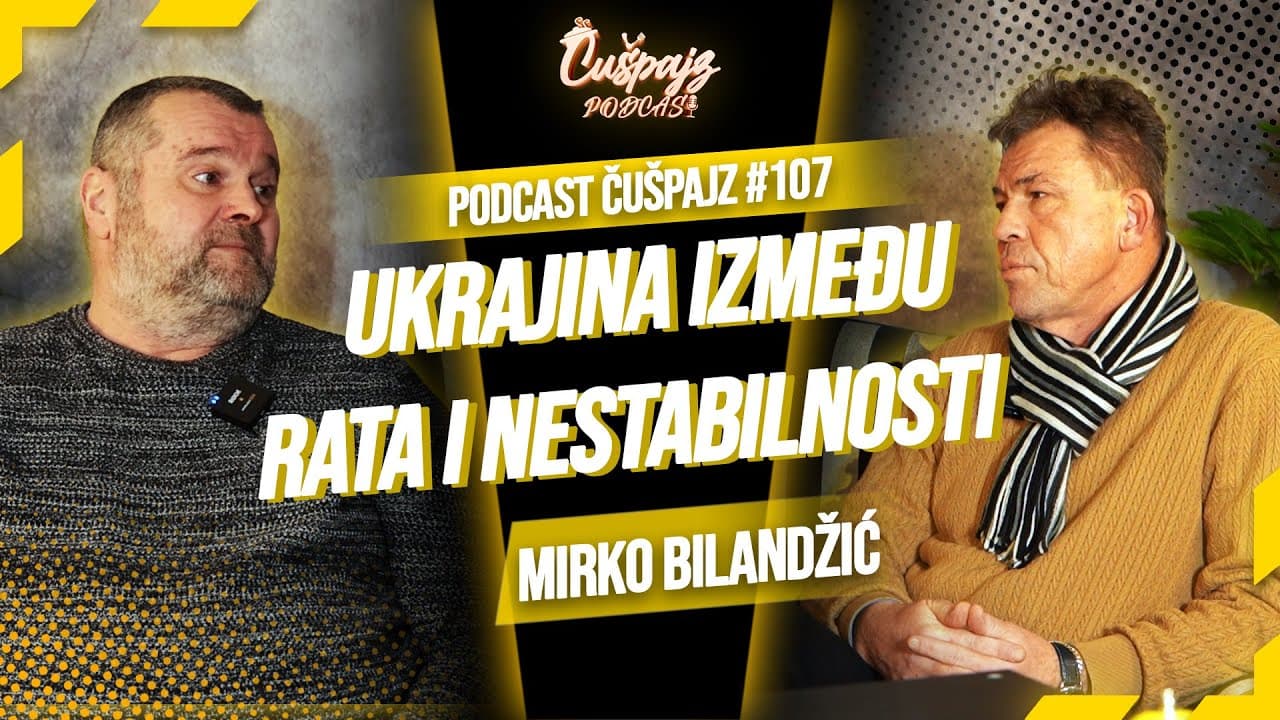 MIRKO BILANDŽIĆ - Trump je  u politiku uveo strategiju "nepredvidljivosti" PODCAST ČUŠPAJZ #107