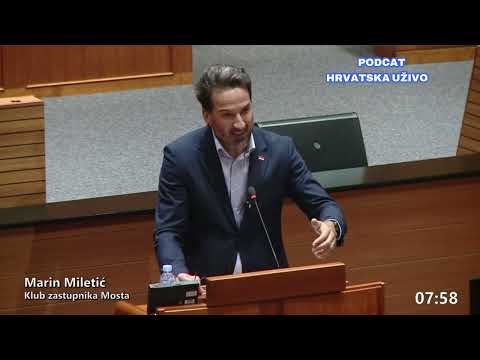 Miletić se rasplakao u Saboru: Što smo mi dopustili da nam otmu državu?