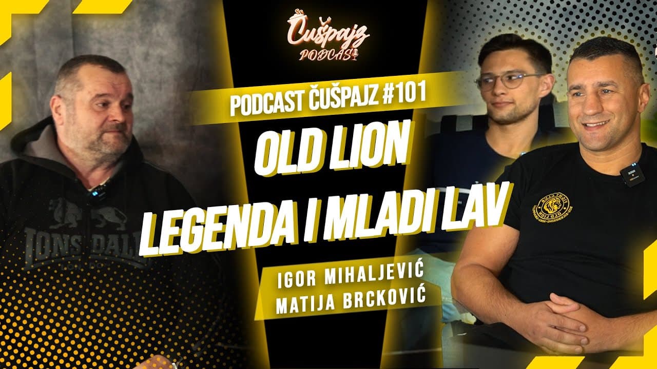 PODCAST ČUŠPAJZ #101 - Što se dogodi kad legenda i rookie sjednu za isti stol? - IGOR & MATIJA