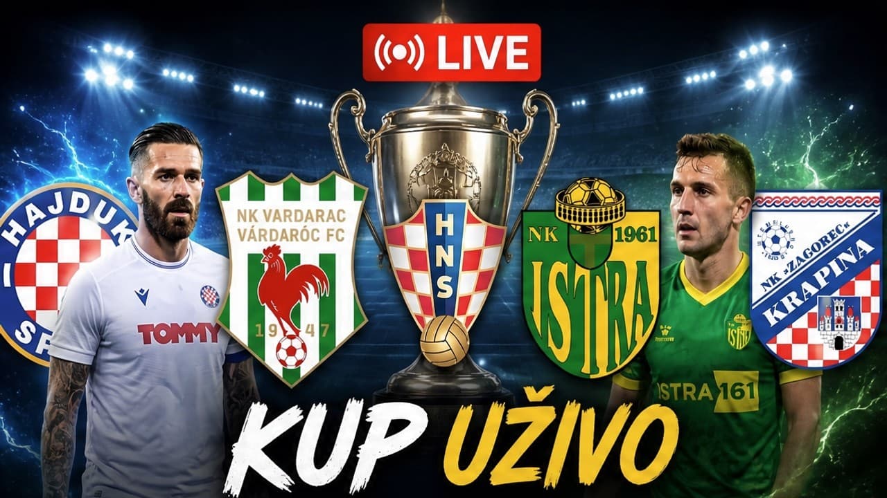 Live stream:KUP HR : VARDARAC - HAJDUK !   ZAGOREC - ISTRA !