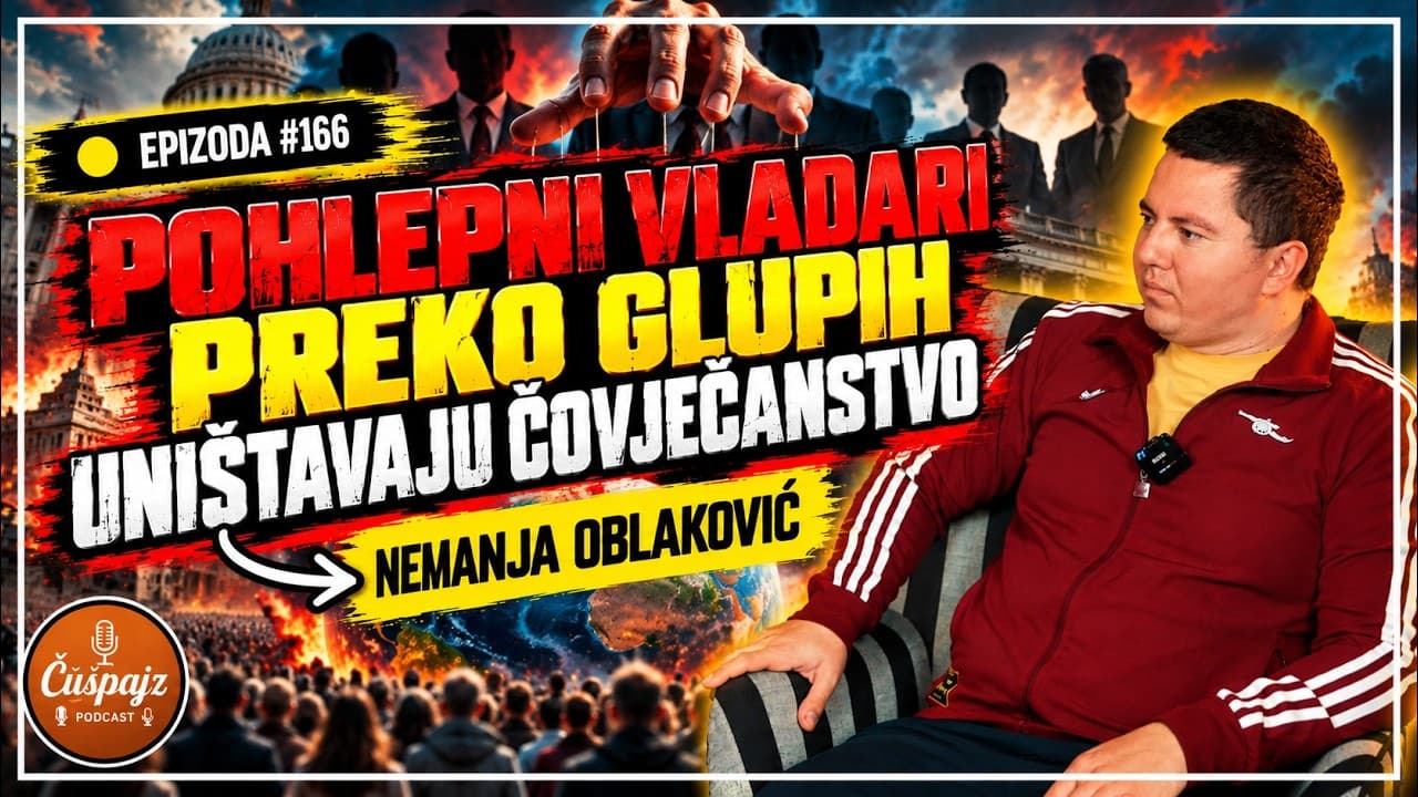 NEMANJA OBLAKOVIĆ - Nekome je susret sa AI prvi susret sa intelegencijom -  PODCAST ČUŠPAJZ #166