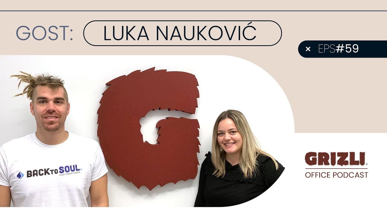 Grizli office podcast #59 - Luka Nauković, Osjećaj plutanja nemoguće je objasniti, morate ga probati