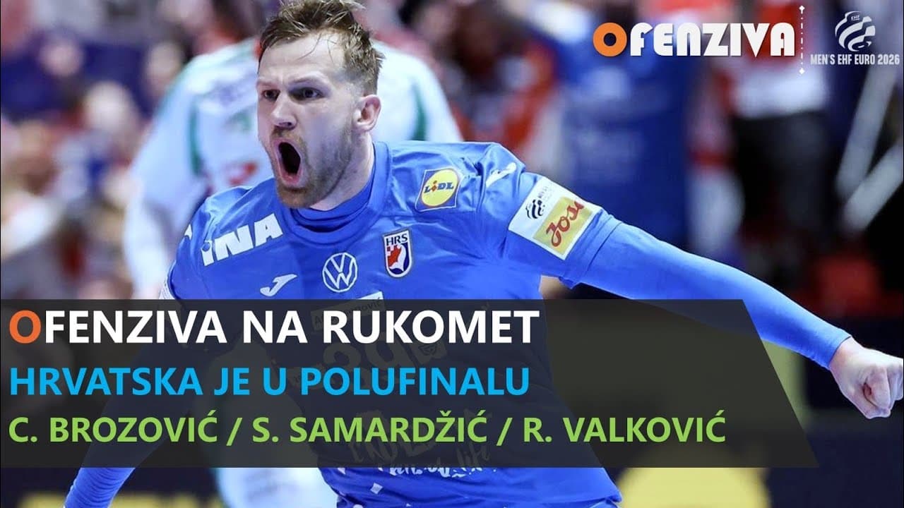 Ofenziva na rukomet: Hrvatska je u polufinalu