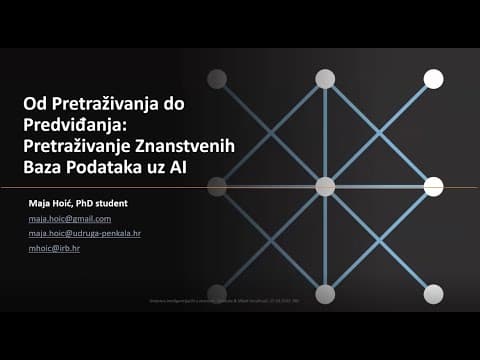 OAweek2023: Pretraživanje Znanstvenih Baza Podataka uz AI by Maja Hoić