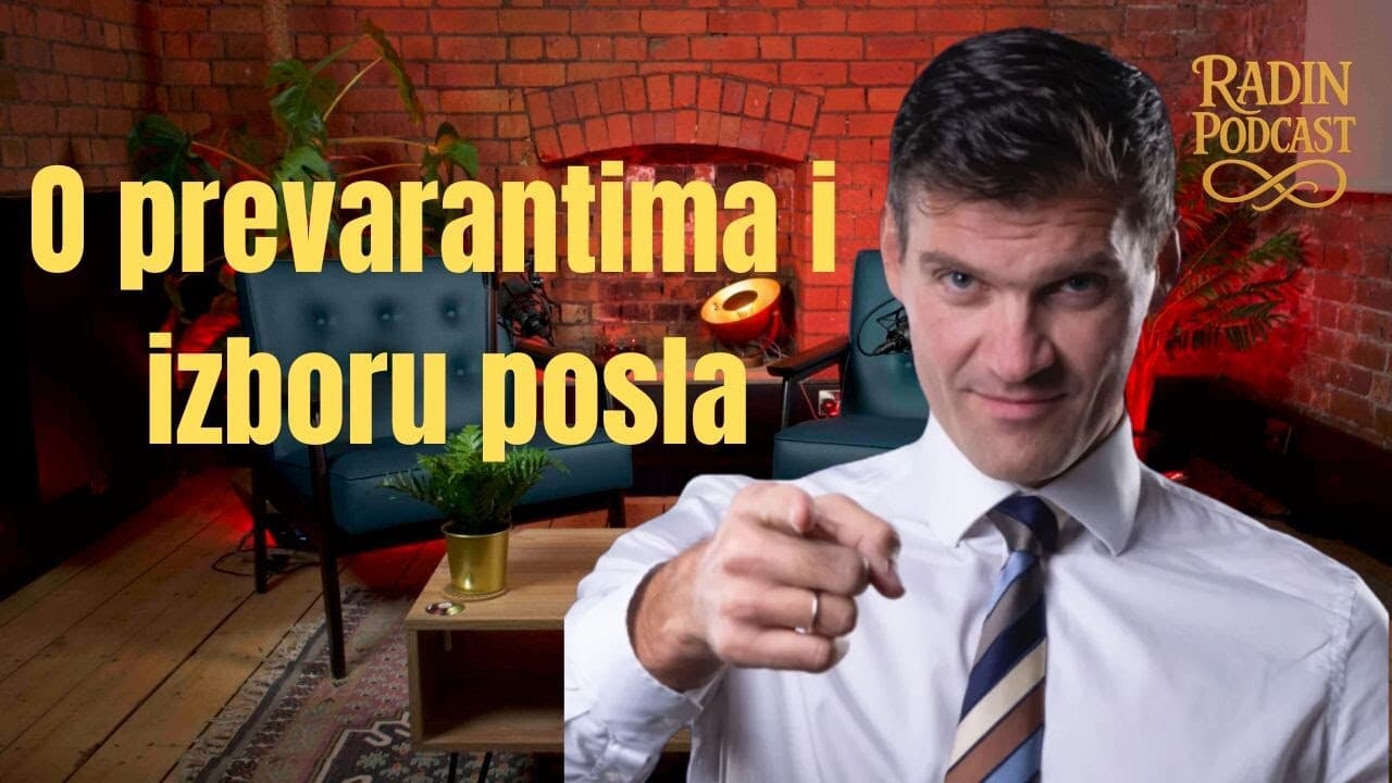 O prevarantima i izboru posla - Nemanja Antić - Razgovori sa Radinom