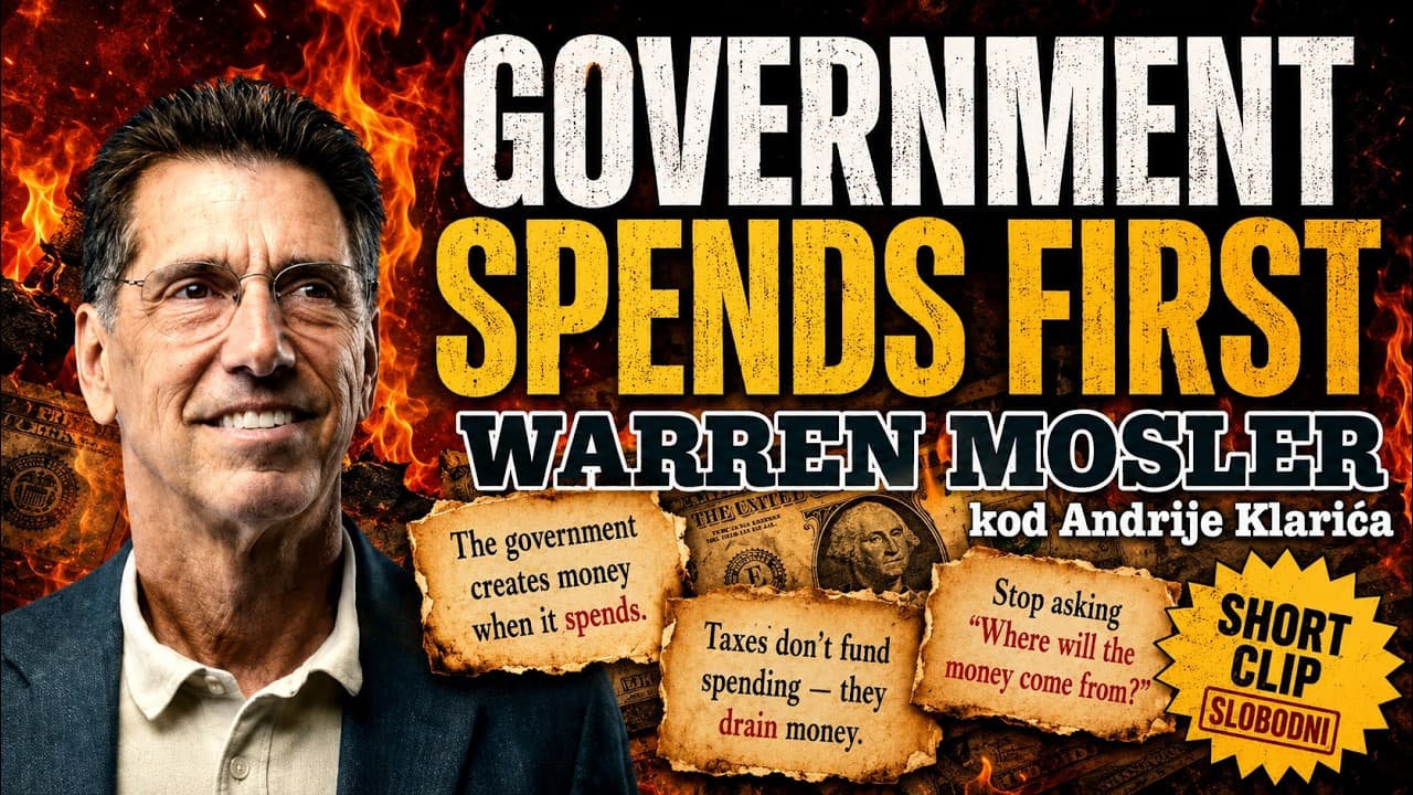 Modern Monetary Theory Explained: Government Spends First | Warren Mosler