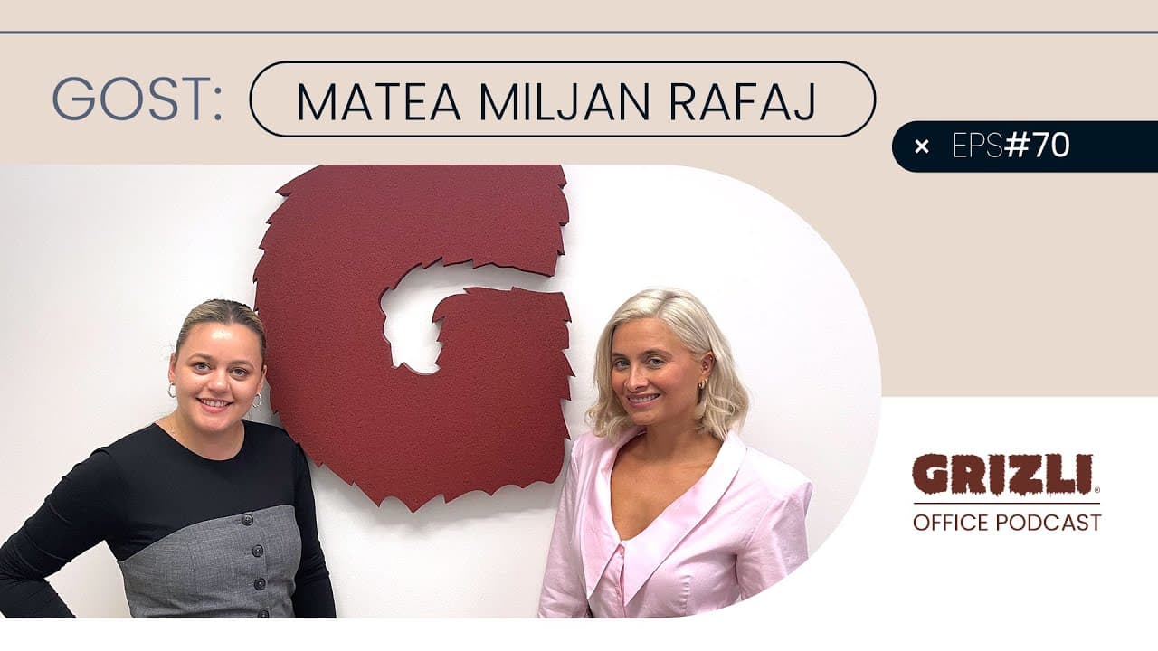 Grizli Office Podcast #70 - Matea Miljan Rafaj, Sram me reći koliko dobijemo za neke kampanje
