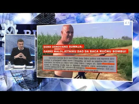 BUJICA 24.02.2025. DABRO MALOLJETNOM DJETETU DAO DA BACA RUČNU BOMBU?! Kajkić: Do 5 godina zatvora!