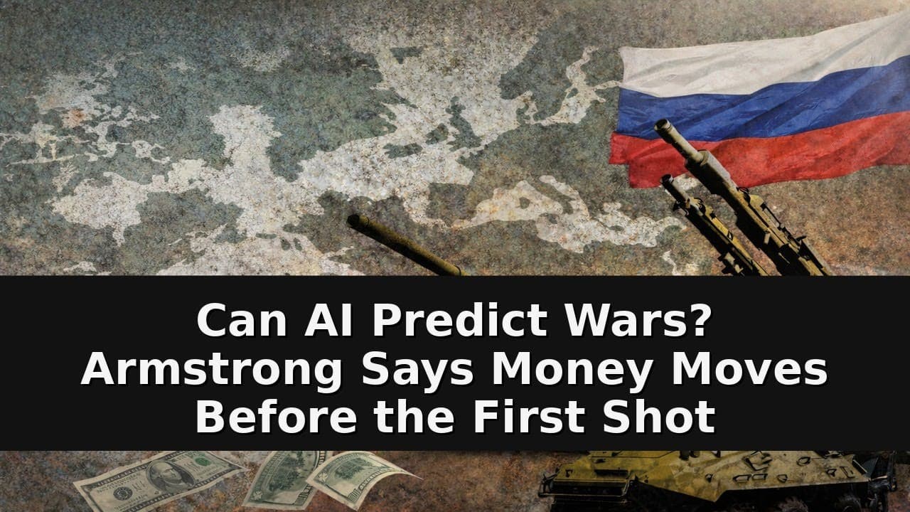 Can AI Predict Wars? Armstrong Says Money Moves Before the First Shot
