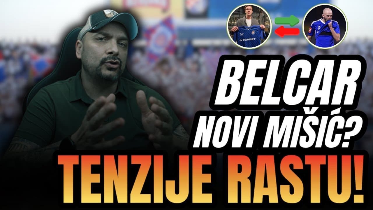BELCAR NIJE MIŠIĆ! HAJDUK BEZ VELIKE PODRŠKE PROTIV DINAMA!