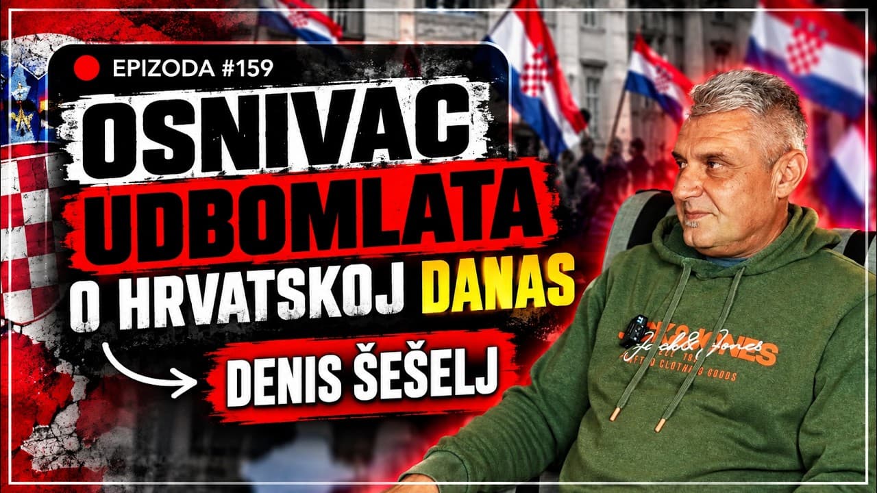 DENIS ŠEŠELJ -Bez dlake na jeziku analizira političku scenu u Hrvatskoj PODCAST ČUŠPAJZ #159