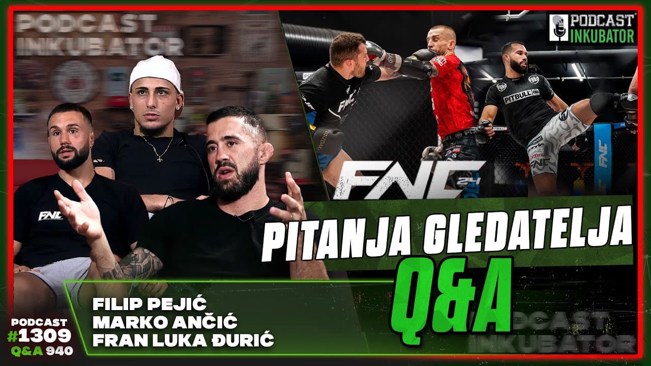 Podcast Inkubator #1309 Q&A 940 - Filip Pejić, Fran Luka Đurić i Marko Ančić