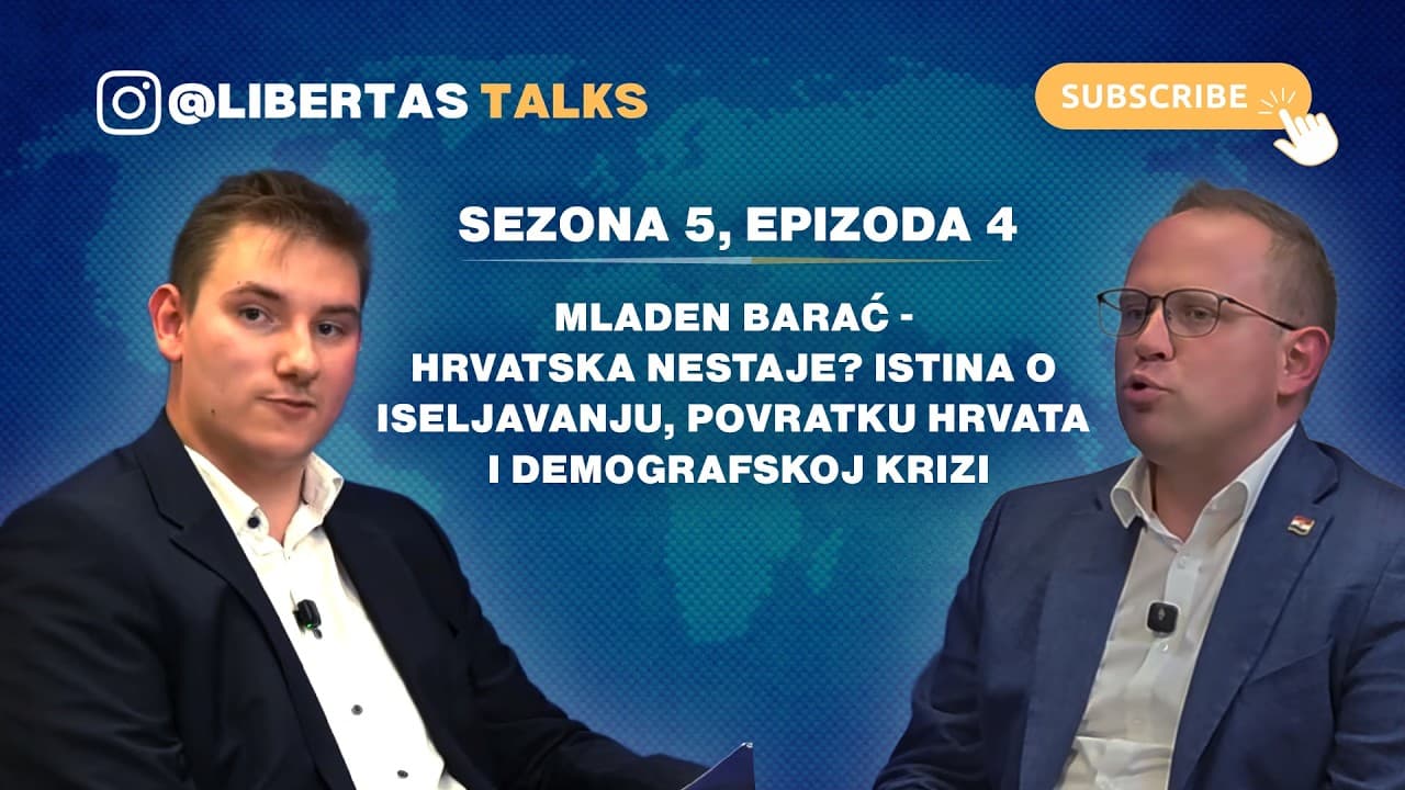S5E4: Mladen Barać - Hrvatska nestaje? Istina o iseljavanju, povratku Hrvata i demografskoj krizi