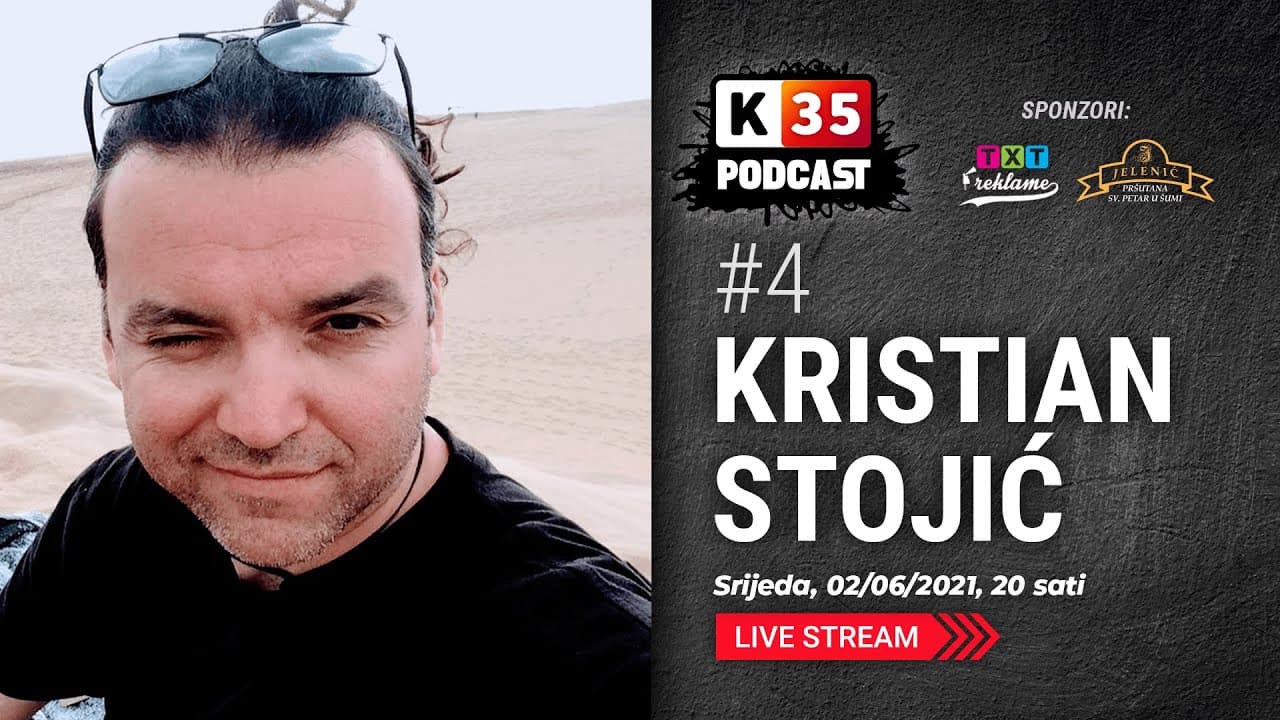 Organizator evenata i glazbeni promotor Kristian Stojić u podcastu Kadar35
