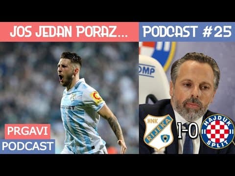 Prgavi podcast #25 - Hajduk poražen, Lukša smijenjen